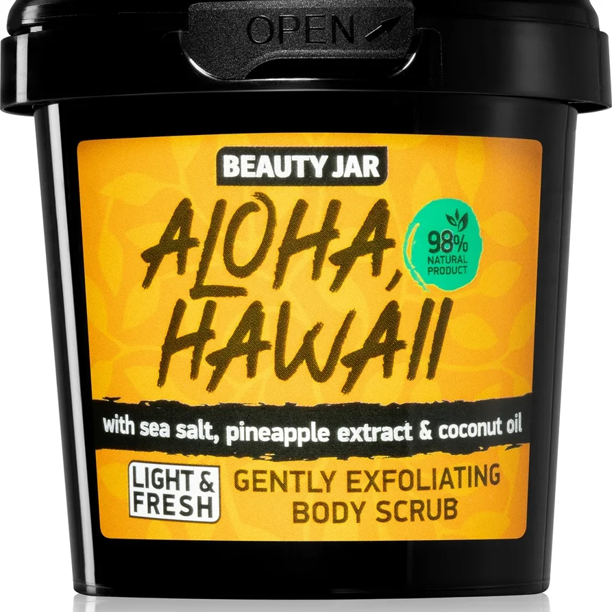 Beauty Jar Aloha, Hawaii Mild bodyskrub Med havsalt 200 g
