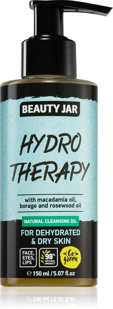 Beauty Jar Hydro Therapy Närande rengörande olja för uttorkad torr hud 150 ml