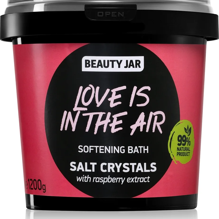 Beauty Jar Love Is In The Air Badesalte for blød og glat hud 1200 g