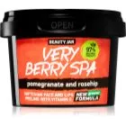 Beauty Jar Very Berry Spa Mjukgörande sockerskrubb för ansikte 120 g