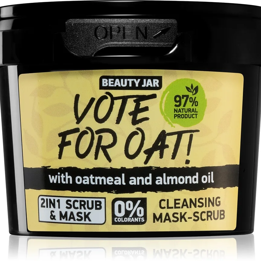 Beauty Jar Vote For Oat! Exfolierande mask 2-i-1 100 g