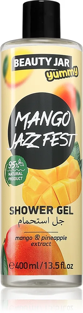 Beauty Jar Yummy Mango Jazz Fest elvyttävä suihkugeeli 400 ml
