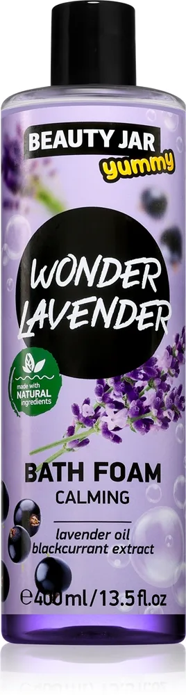 Beauty Jar Yummy Wonder Lavender kylpyvaahto rauhoittava vaikutus 400 ml