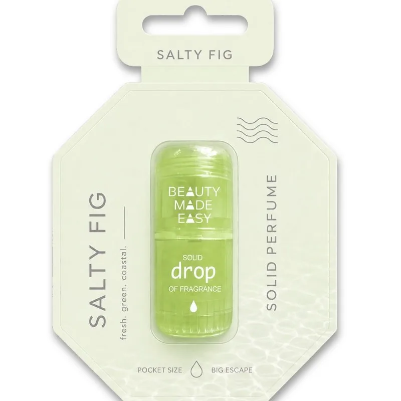 Beauty Made Easy® - Solid drop perfume - fresh green coastal - Salty Fig
