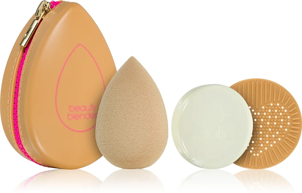 beautyblender® Bronze Besties Set matkasarja täydelliseen ihoon