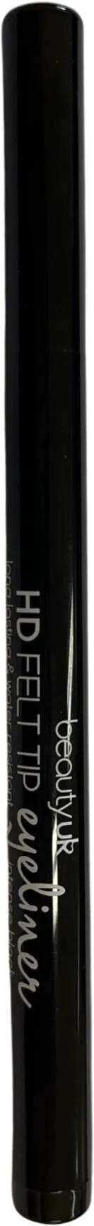 BEAUTY UK Intense Black Felt Tip Eyeliner Waterproof