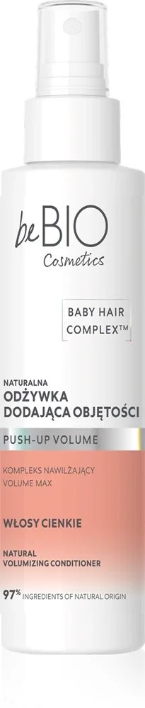 beBIO Baby Hair Complex Push-Up Volume Balsam för hårvolym 150 ml
