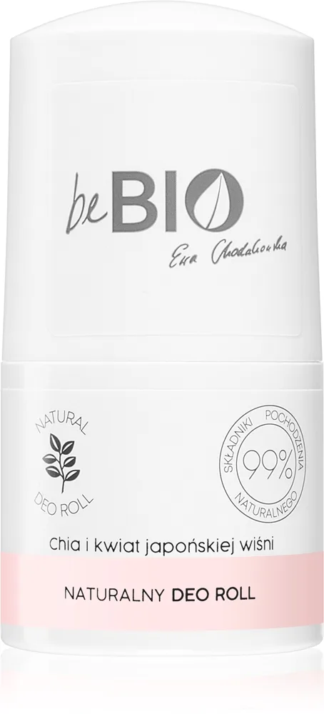 beBIO Chia Seeds & Japanese Cherry Blossom Roll-On Deodorant 50 ml