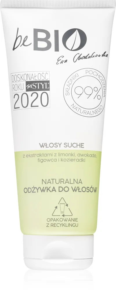 beBIO Dry Hair Balsam til tørt og skørt hår 200 ml