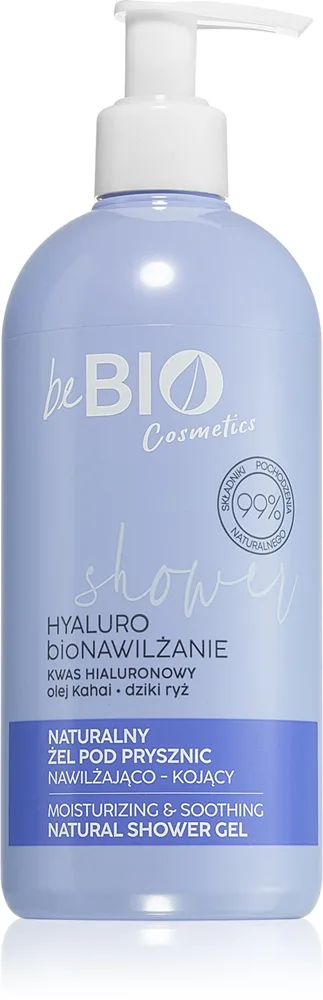 beBIO Hyaluro bioMoisture Fuktgivande duschgel 350 ml