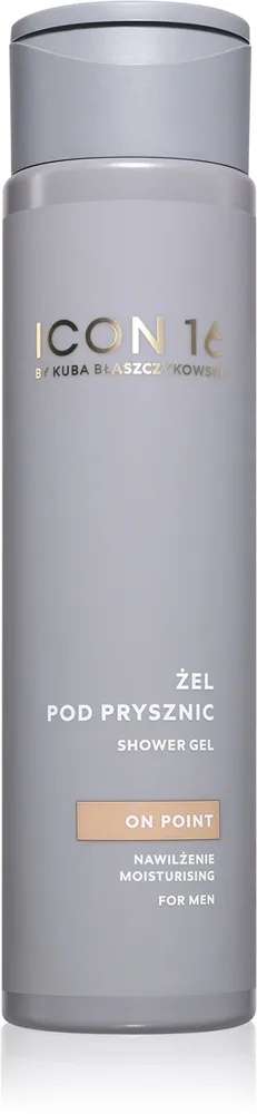 beBIO ICON16 On Point kosteuttava suihkugeeli miehille 300 ml