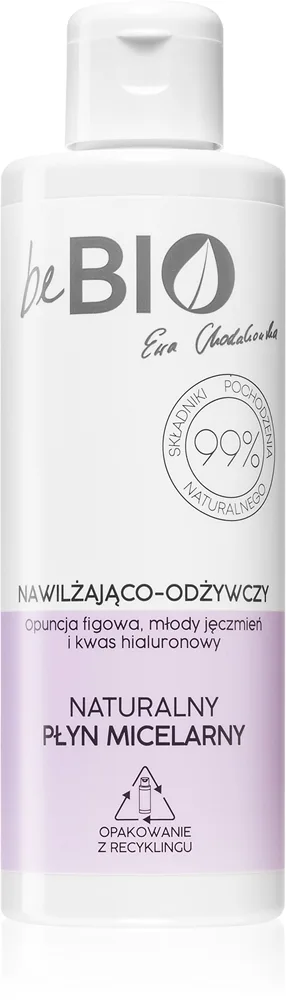 beBIO Moisturizing and Nourishing hellävarainen puhdistava misellivesi 200 ml