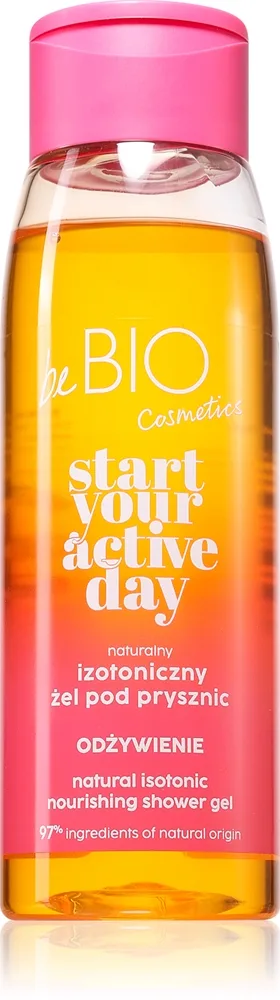 beBIO Start Your Active Day ravitseva suihkugeeli naisille 400 ml