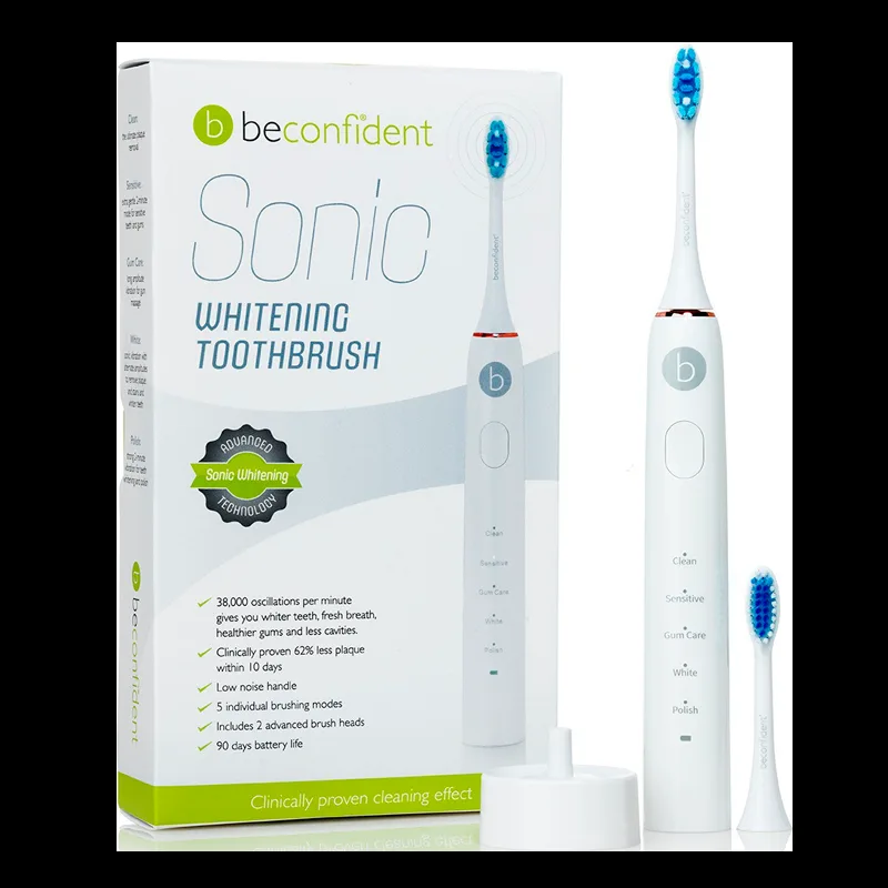 Beconfident Sonic Electric Whitening Toothbrush White/Rose Gold (1 stk)