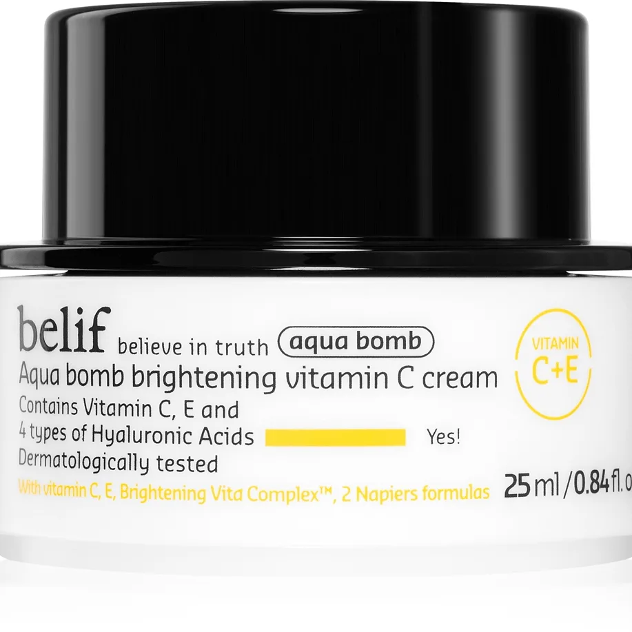belif Aqua Bomb Brightening Vitamin C Cream Uppljusande kräm med återfuktande effekt 25 ml