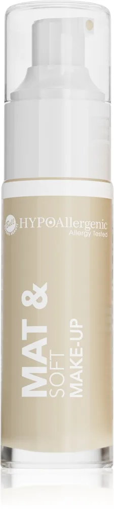Bell Hypoallergenic Mat&Soft Lätt mattifierande foundation Skugga 03 Creamy Natural 30 ml