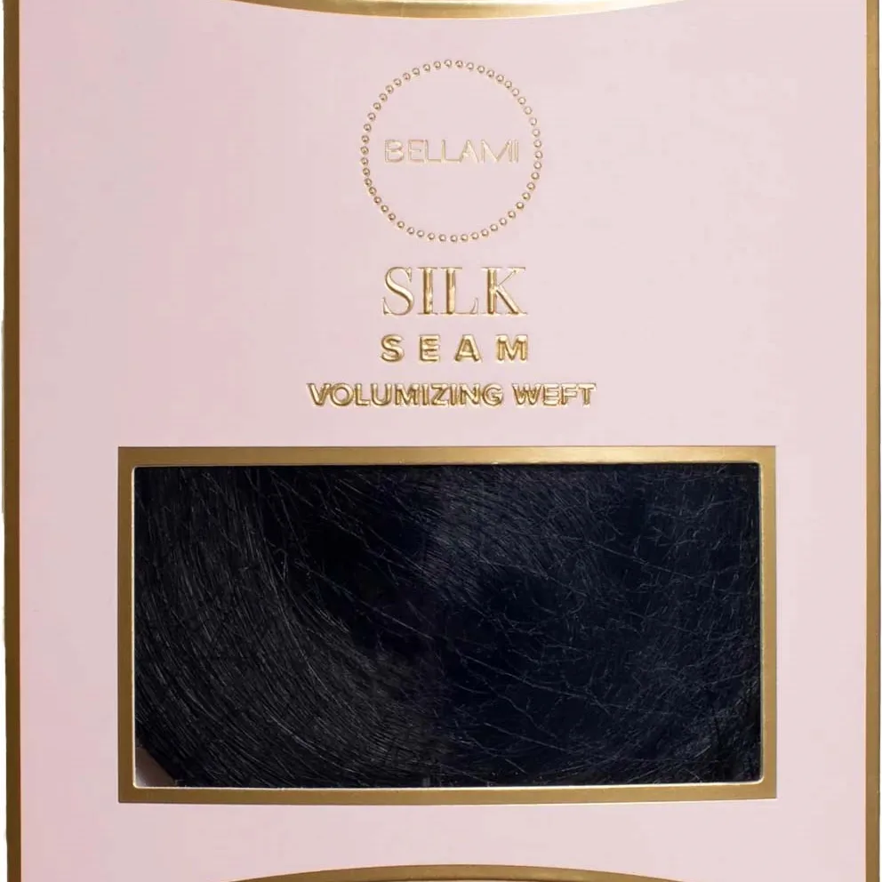 Bellami Hair Volumizer Weft 22"" 55G Jet Black (#1)