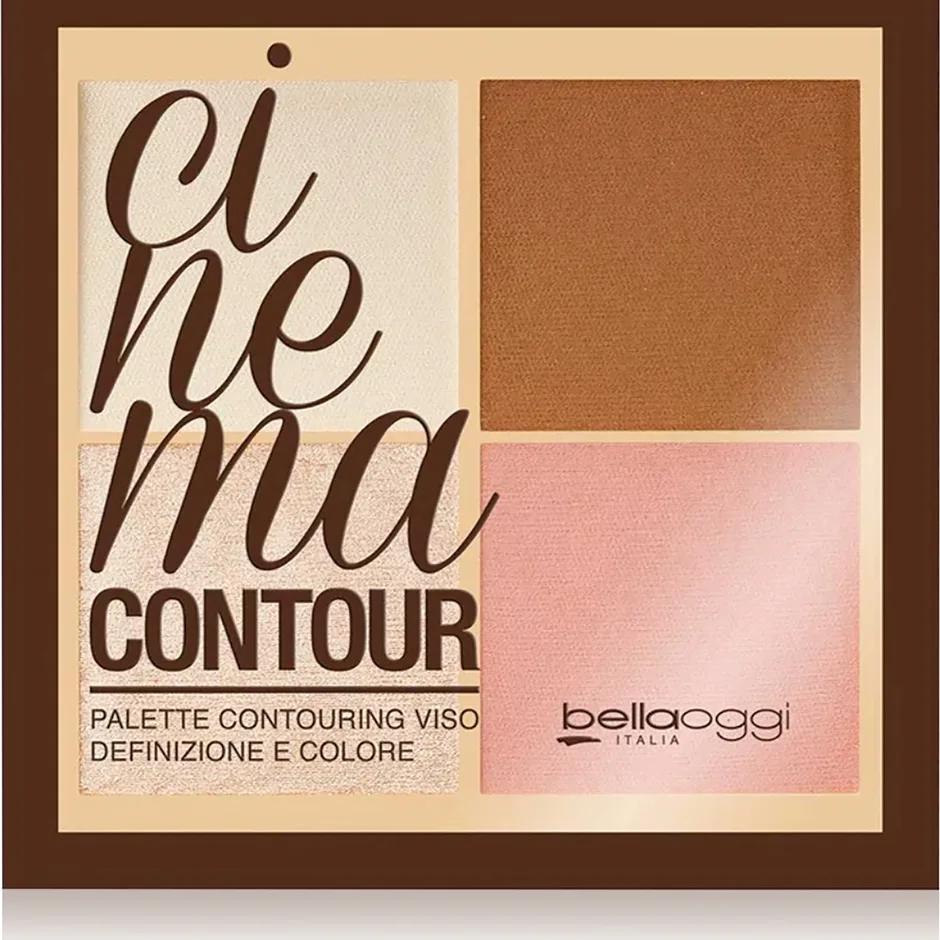 bellaoggi Cinema Contour Palett för counturing och highlightning 12.5 g