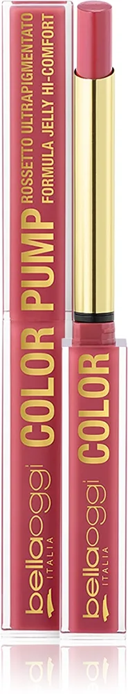 bellaoggi Color Pump Lipstick högt pigmenterad krämig läppstift Skugga Chelsea Girl 7 g
