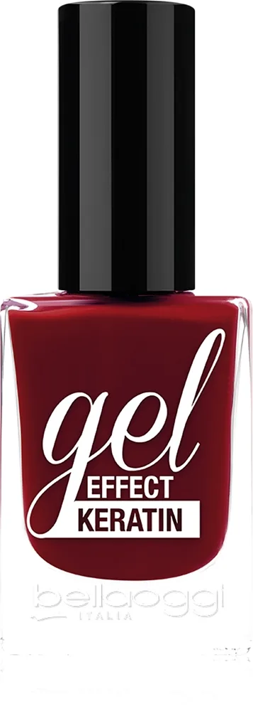 bellaoggi Gel Effect Keratin Nail Polish Neglelak Skygge Black To Gold 10 ml