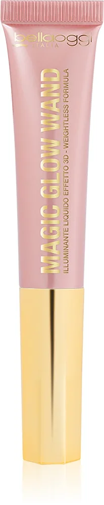 bellaoggi Magic Glow Wand Highlighter creme Til hals og kavalergang Skygge Enchanting pink 11 ml