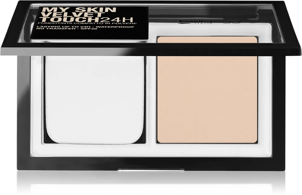bellaoggi My Skin Velvet Touch 24H Kompakt puder-foundation SPF 20 Skugga 10N Ivory 9 g