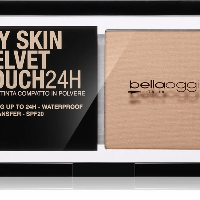 bellaoggi My Skin Velvet Touch 24H Kompakt puder-foundation SPF 20 Skugga 15C Natural Beige 9 g