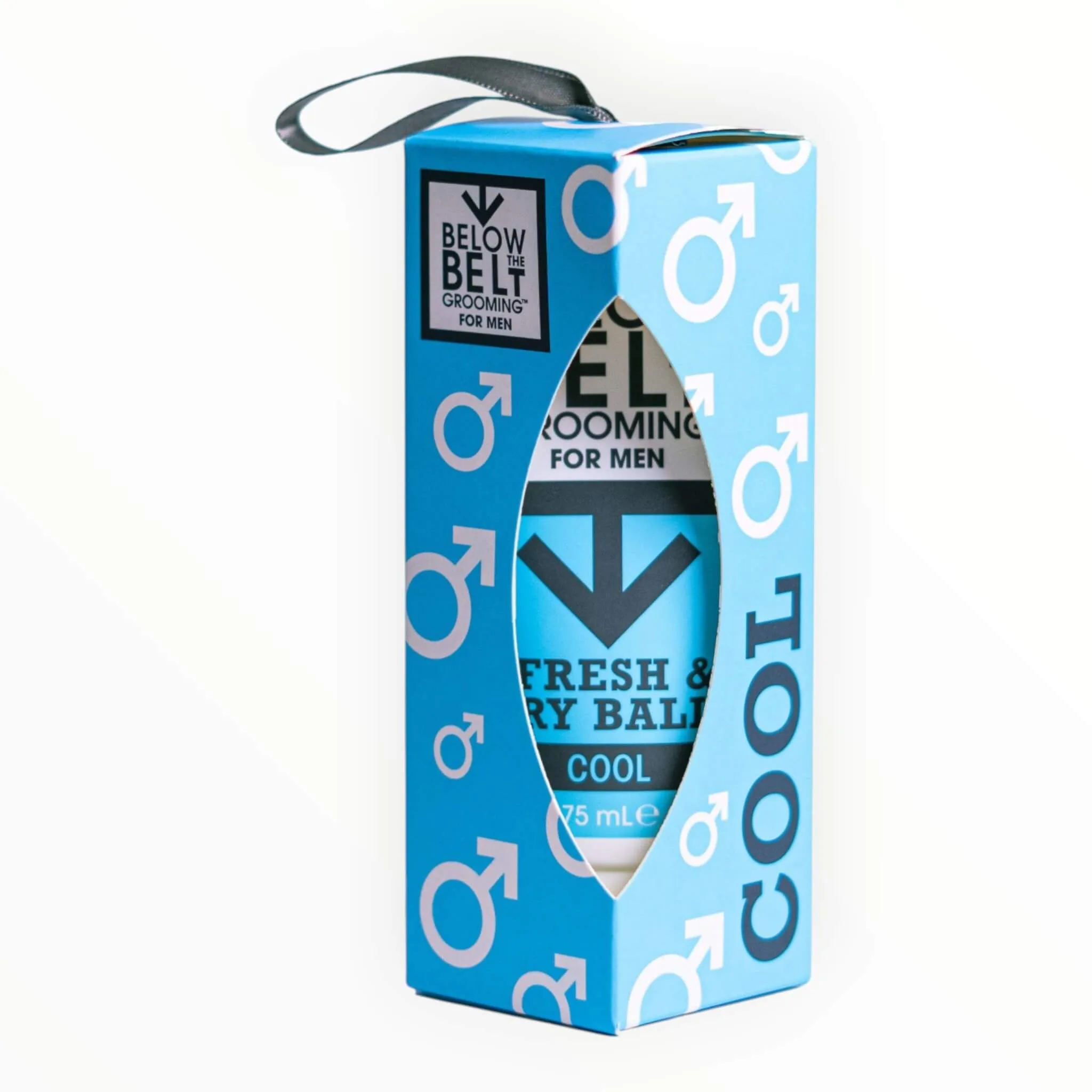 Below the Belt Grooming Fresh & Dry Balls Gift Cool Deodorant för intima delar för män 75 ml