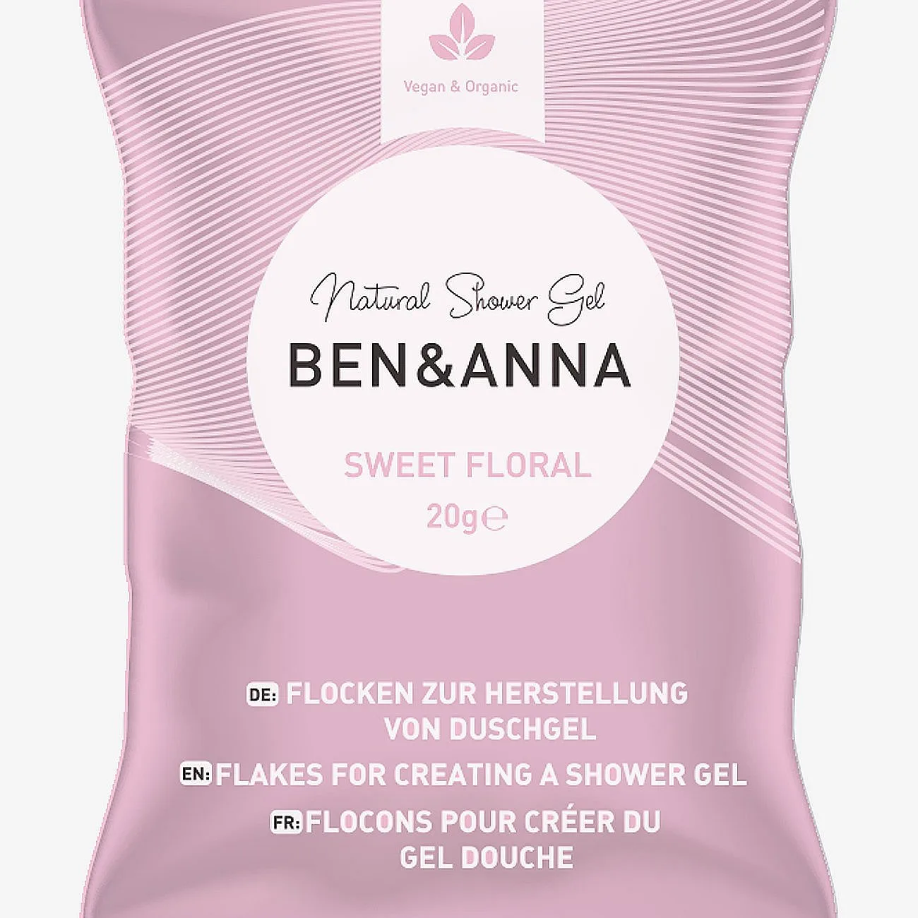 Ben & Anna Ben & Anna Shower Gel Flakes - Nude - 40 g