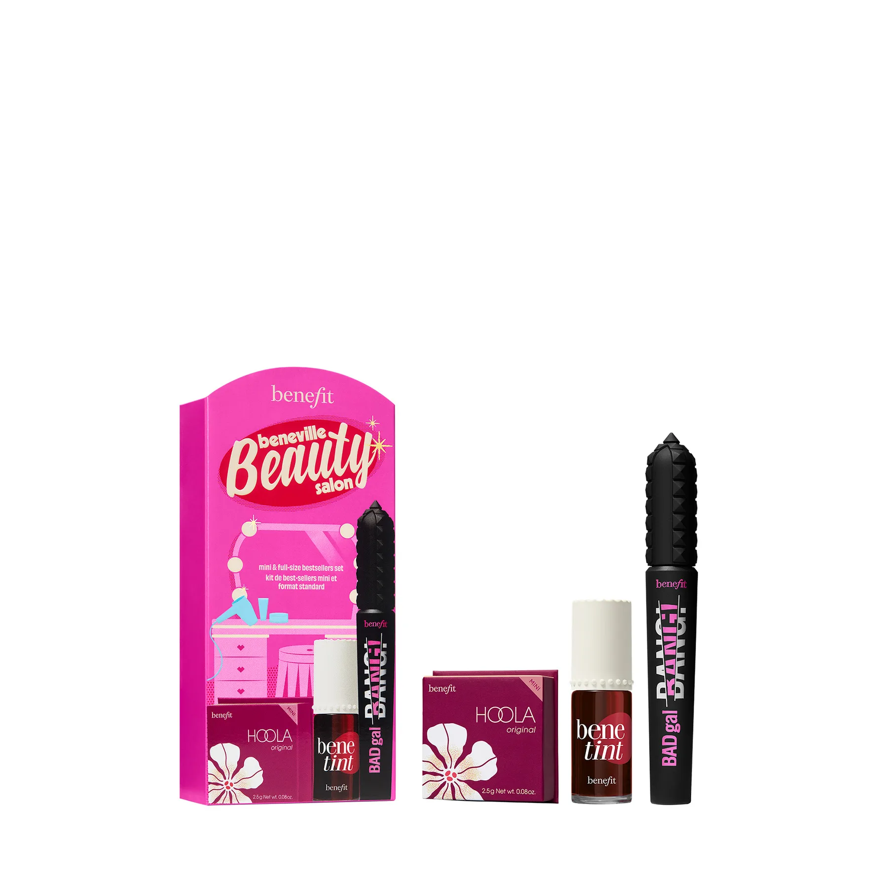 Benefit Beneville Beauty Salon Your Holiday Bestsellers Trio Christmas Beauty Set Geschenkset für Damen