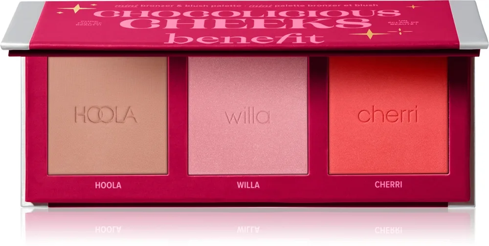 Benefit Chocolicious Cheeks Flerfunktionell ansiktspalett 3x2.5 g