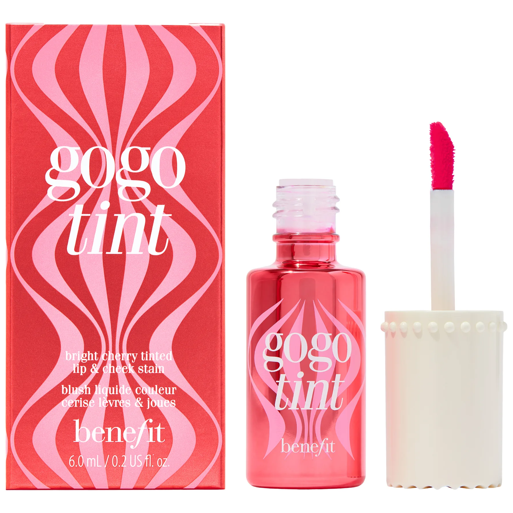 GoGo Tint för Kinder & Läppar - Flytande Lip Tint i Rosa