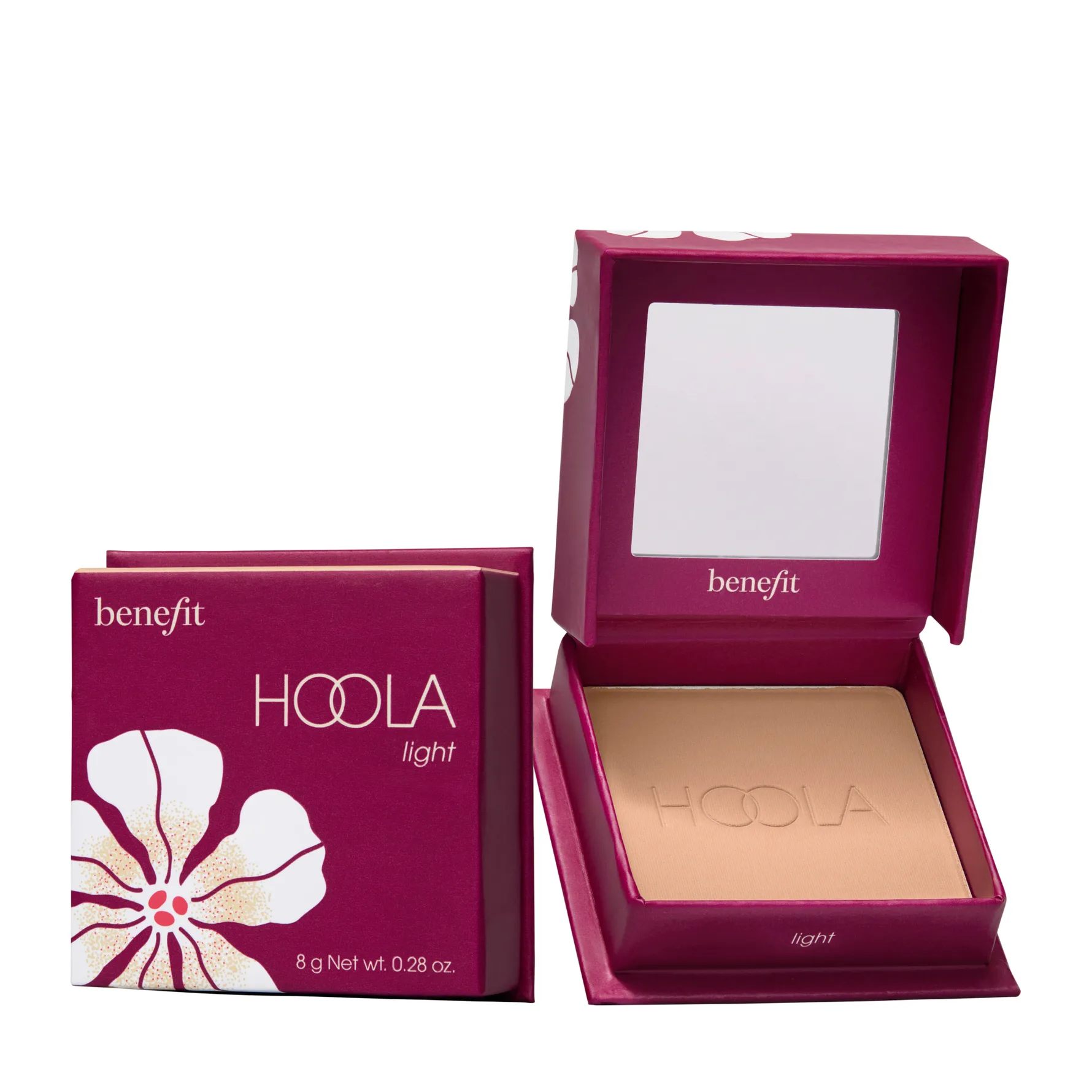 Benefit Hoola Bronzepudder med mat effekt Skygge Hoola Light 8 g