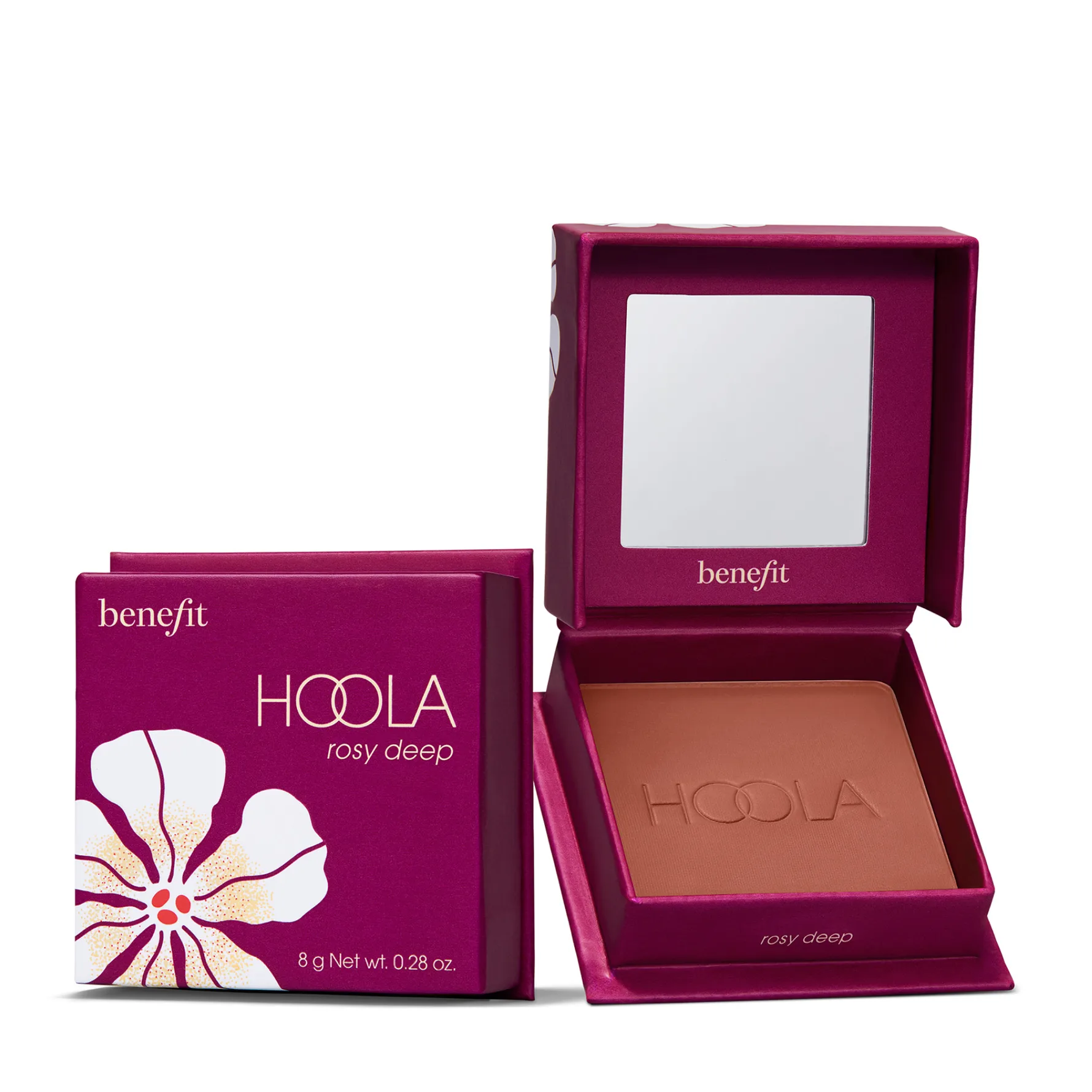 Benefit Hoola Bronzepudder med mat effekt Skygge Rosy Deep 8 g