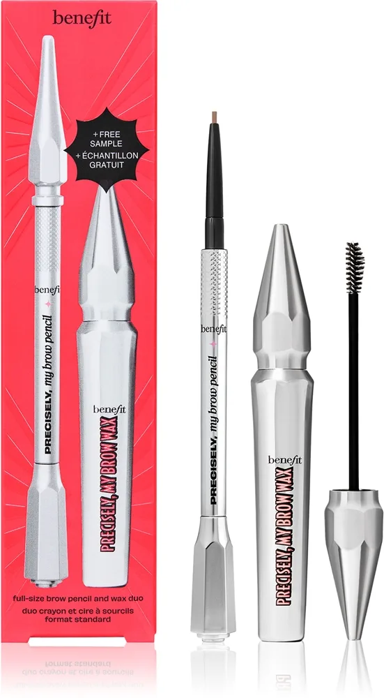 Benefit Precisely, My Brow Duo Kit med perfekta ögonbryn Skugga 03 Warm Light Brown