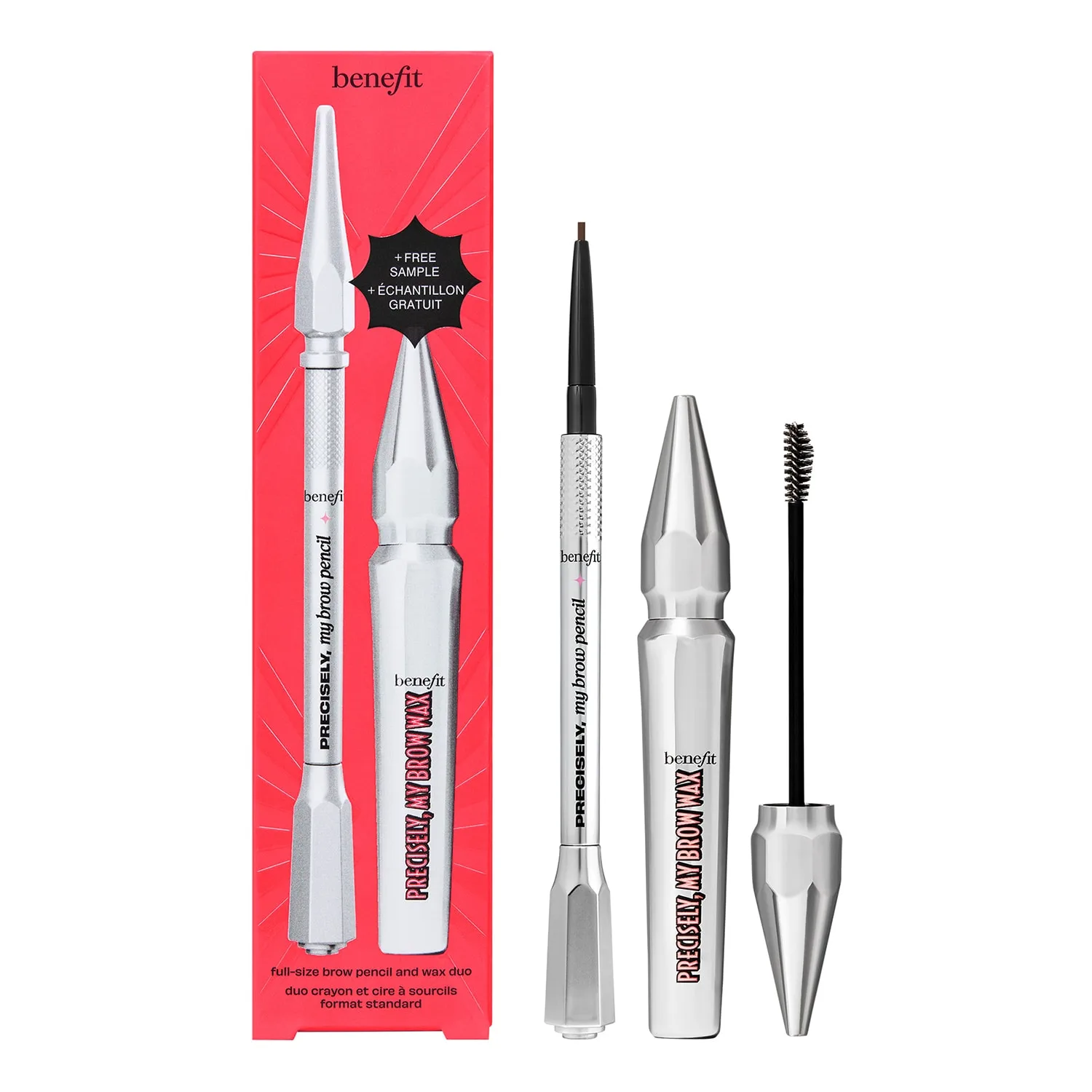 Benefit Precisely, My Brow Duo Kit med perfekta ögonbryn Skugga 04 Warm Deep Brown
