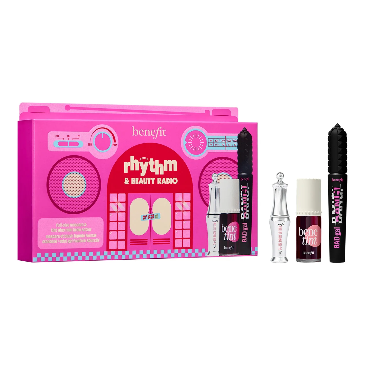 Benefit Rhythm & Beauty Radio All You Need Bestsellers Trio Christmas Beauty Set Geschenkset für Damen