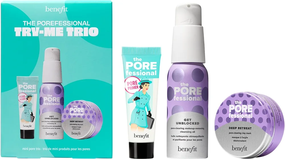 Benefit The POREfessional Try Me Trio sæt til pleje af huden