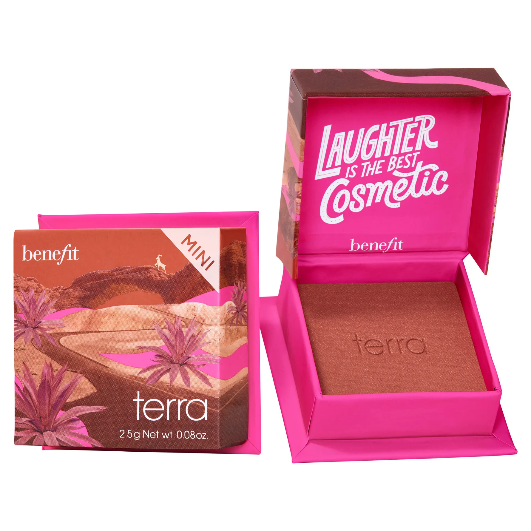 Benefit WANDERful World Mini Puderborste Skugga Terra 2.5 g