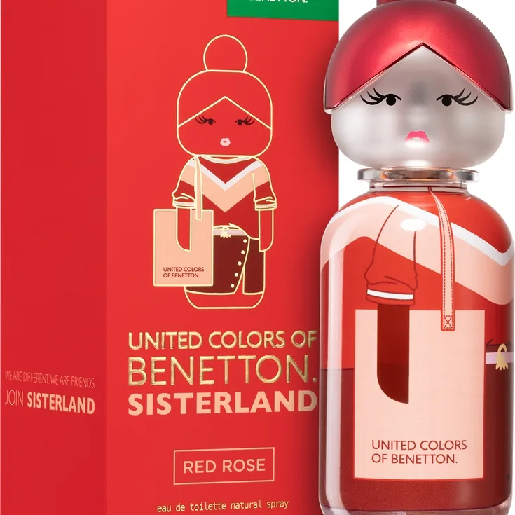Benetton Sisterland Red Rose Eau de Toilette för Kvinnor 80 ml