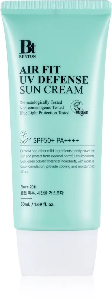 Benton Air Fit UV Defense Lindrende og beskyttede emulsion SPF 50+ 50 ml