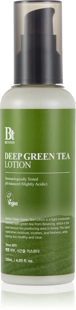 Benton Deep Green Tea Fugtende mælk med grøn te 120 ml