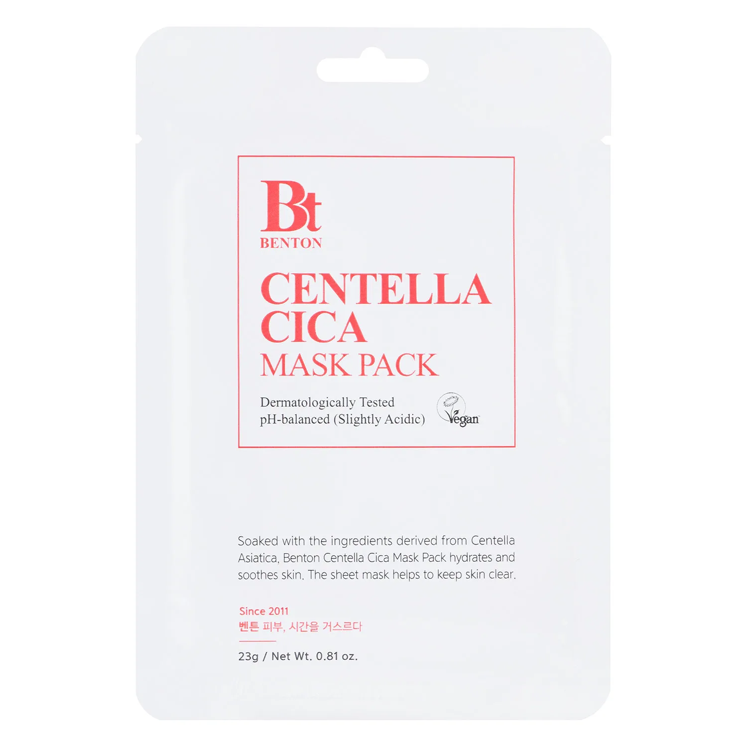 Benton Goodbye Redness Centella Mask 23 g