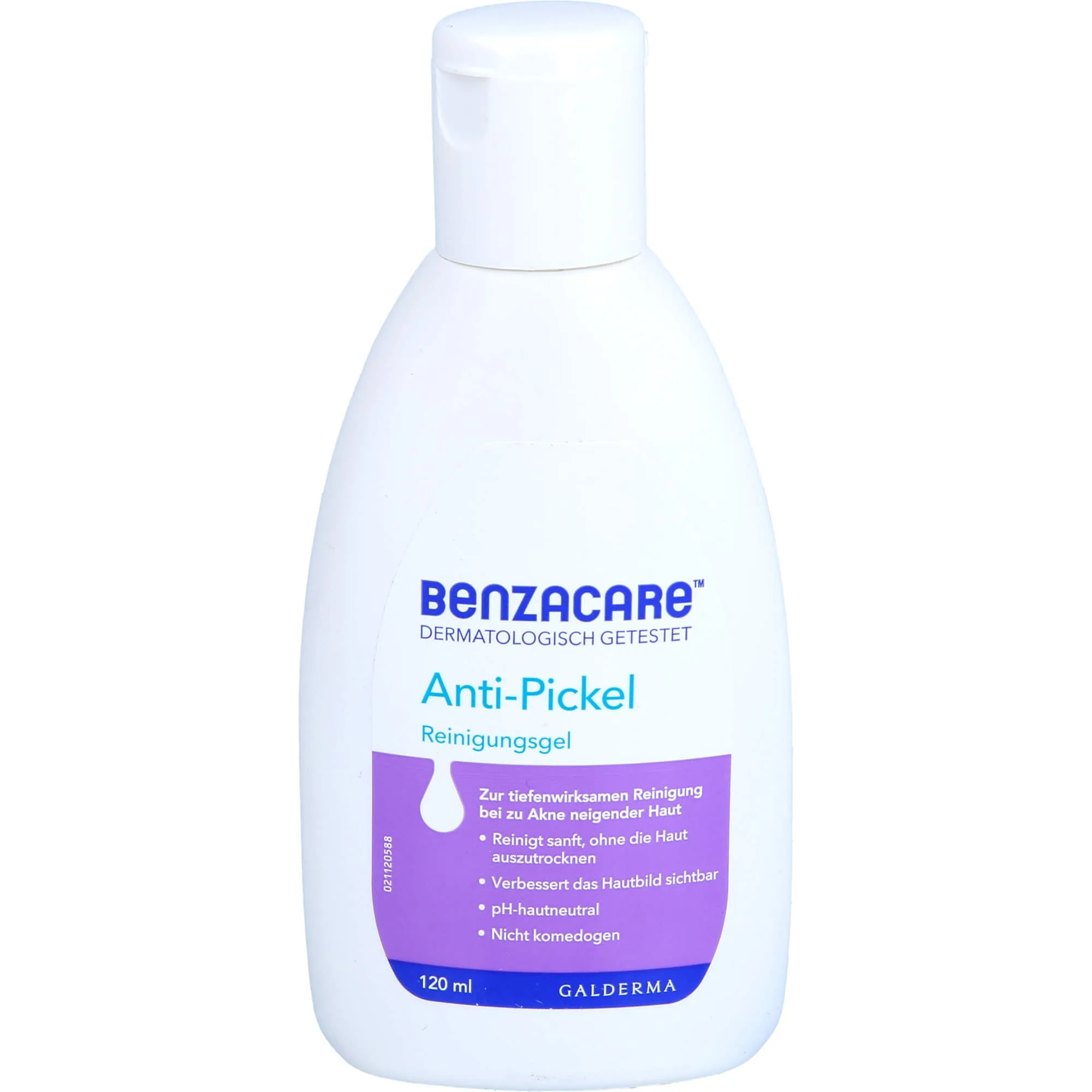 Benzacare Anti-Pickel Reinigungsgel 120 ml + gratis Cetaphil Sun Daylong SPF 50+ liposomale Lotion 10 ml - Bei Akne