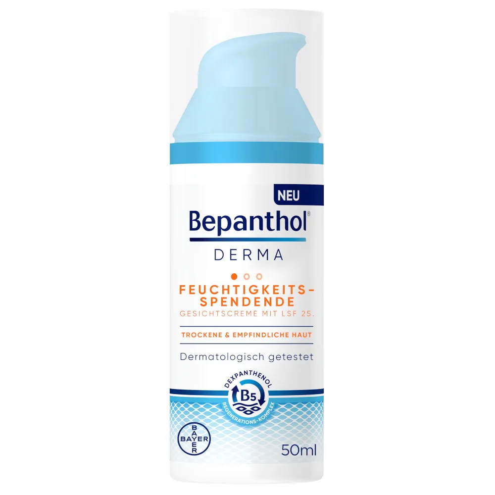 Bepanthol DERMA Feuchtigkeitsspendende Gesichtscreme LSF25 1X50 ml Creme