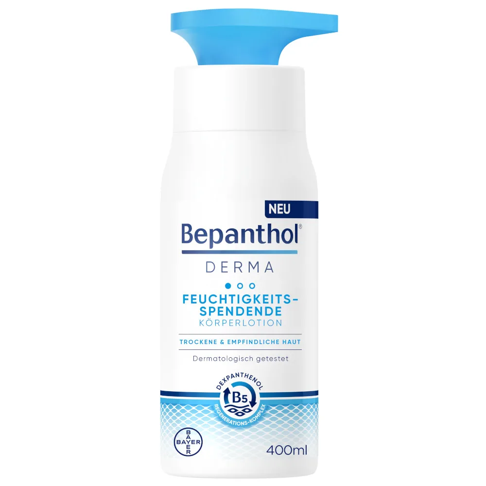 Bepanthol DERMA Feuchtigkeitsspendende Körperlotion Pumpspender 1X400 ml Lotion
