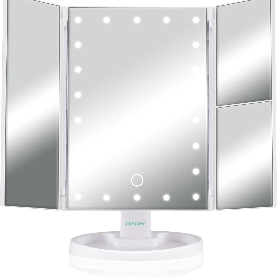 BEPER P302VIS050 sminkspegel med LED-belysning 1 st.