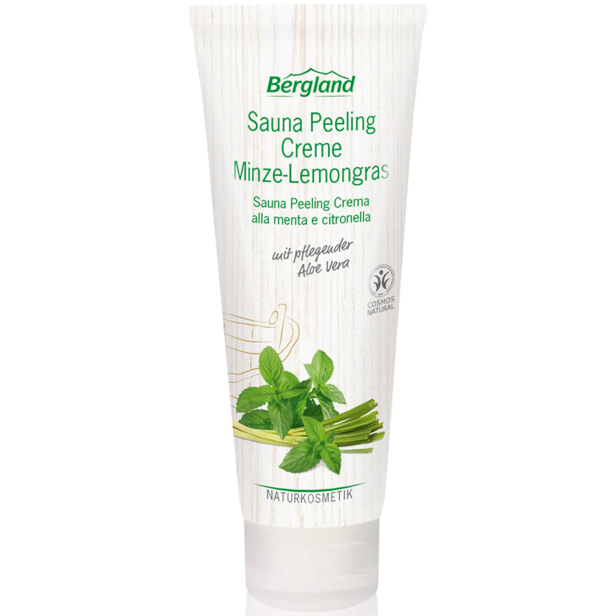 Bergland Sauna peelingkräm mynta-citrongräs Body cream