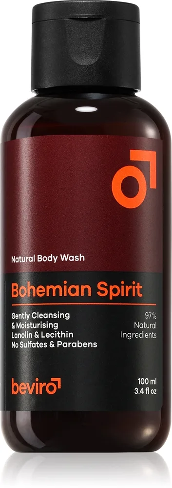 Beviro Bohemian Spirit Natural Body Wash Naturlig duschgel för män 100 ml