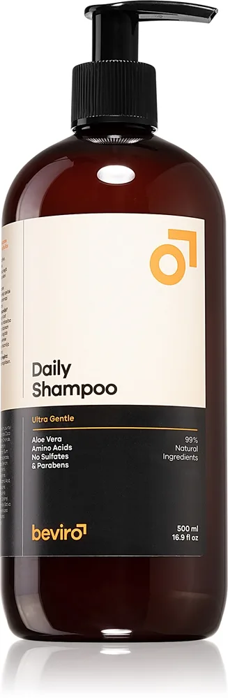Beviro Daily Shampoo Ultra Gentle Schampo för män Med aloe vera Ultra Gentle 500 ml